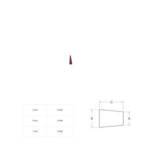 Silicone Pink Plug 100-Pack Size STP101